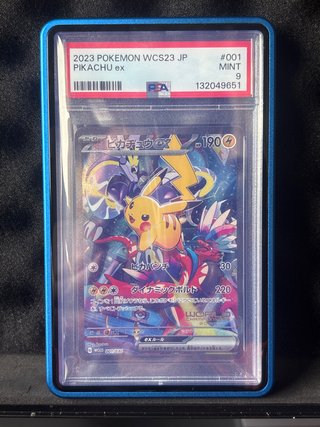 Pikachu Promo WCS23 JP PSA 9