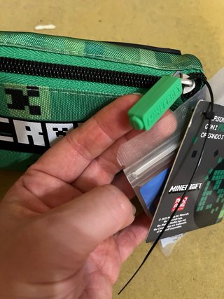 Astuccio Minecraft con 3 penne cancellabili