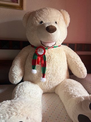 Oso de peluche grande casi nuevo