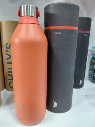 Botellas Chilly's Nuevas (Amarillo  naranja y mora