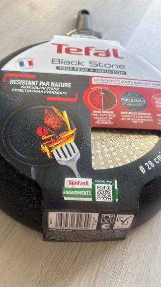 Sartén Tefal Black Stone 28 cm