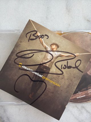 CD David Bisbal Premonición Firmado
