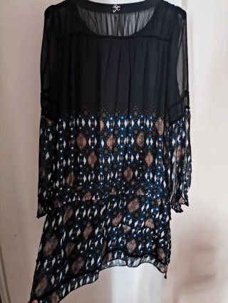 Vestido Pepe Jeans Negro Multicolor Talla L