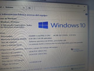 Portátil Acer 15.4 i3 8 gb de ram
