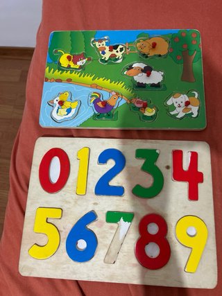 2 Puzzles de animales y números
