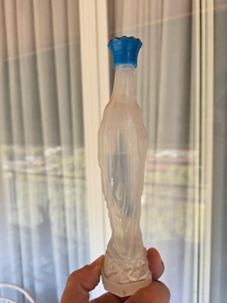 Benditera Antigua Virgen María + Botella Lourdes