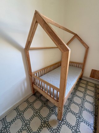 Cama Montessori Madera Natural