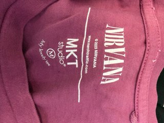 Camiseta Nirvana Talla Única