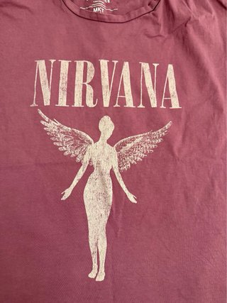 Camiseta Nirvana Talla Única