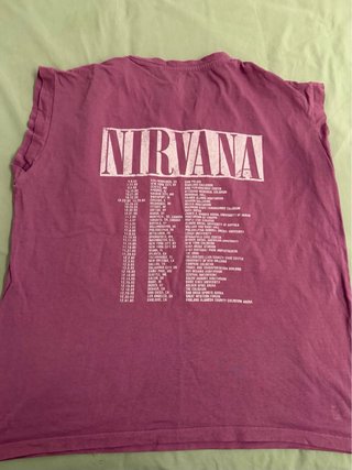 Camiseta Nirvana Talla Única