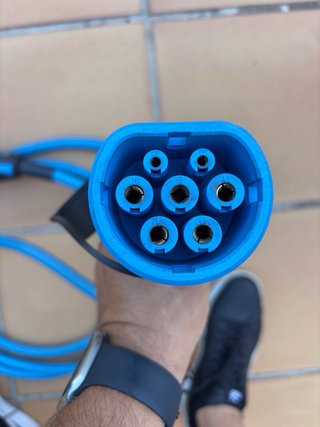 Cable Mennekes Tipo 2 Tesla 4m coche eléctrico 32A