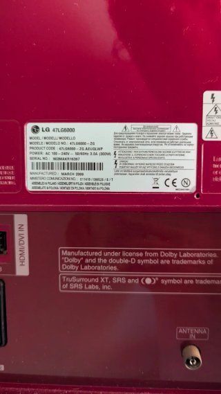 TV LG Scarlett 42
