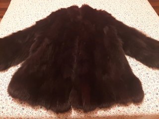 Chaquetón Piel Peletería Negro