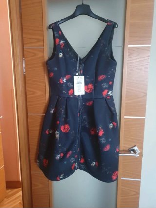 Conjunto Naf Naf floral azul T.38