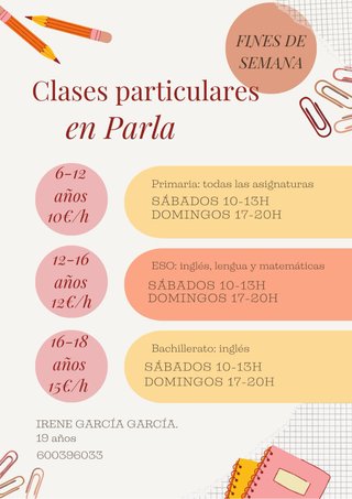 PROFESORA PARTICULAR