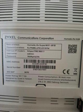 Zyxel Home&Life HUB Modem/Router