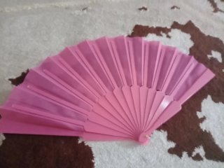 Abanicos madera y plástico nuevos