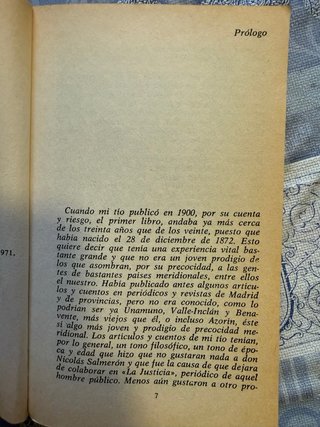 "Cuentos" - Pío Baroja