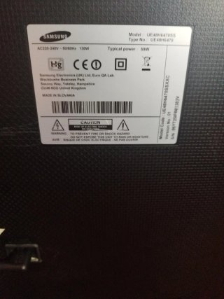 Smart TV Samsung 48 Negra