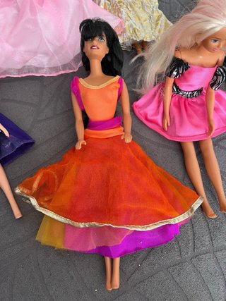 Lote 6 Muñecas Estilo Barbie