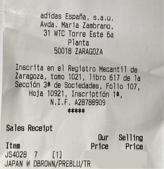 Adidas Japan Marrón Oscuro y Azul Talla 40 2/3