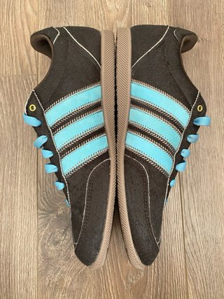 Adidas Japan Marrón Oscuro y Azul Talla 40 2/3