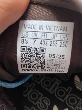 Adidas Japan Marrón Oscuro y Azul Talla 40 2/3