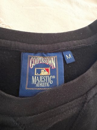 Preciosa sudadera vintage NY Yankees negra