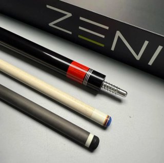 Taco de billar Zeni 2 plumas Maple y Fibra