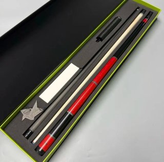 Taco de billar Zeni 2 plumas Maple y Fibra
