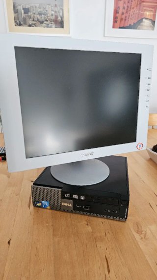 Pack Ordenador Dell + Monitor Gris