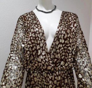 Vestido largo SERPIL estampado talla XXL 44
