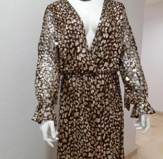 Vestido largo SERPIL estampado talla XXL 44