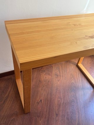 Scrivania Berlino in legno massello naturale