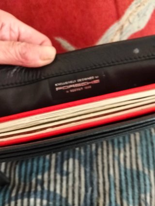 Funda porta documentos Porsche original