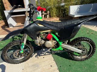 Pit Bike 140 PGR Motocross Negra y Verde