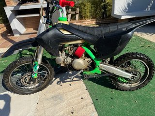Pit Bike 140 PGR Motocross Negra y Verde