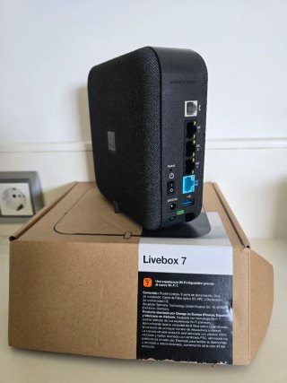 Router Livebox 7 con Wi-Fi 7
