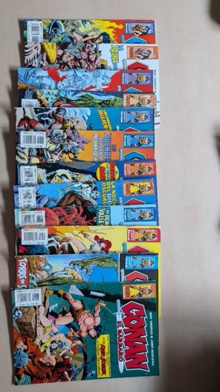 Lote 49 comics antiguos vintage conan el barbaro
