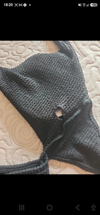 Costume intero nero taglia XL