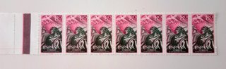 España 1956 Alzamiento Nacional Bloque 7 MNH