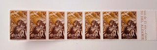 España 1956 Alzamiento Nacional Bloque 7 MNH