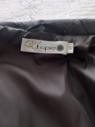 Parka larga marrón Talla 46