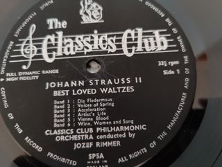 Johann Strauss II - Best Loved Waltzes - LP
