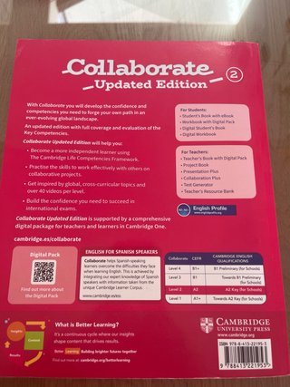Libro de texto student’s book y workbook 2 ESO