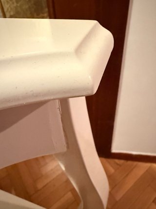 Consola recibidor blanca con cajón