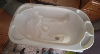 Bañera bebé portátil con patas 0-12 meses