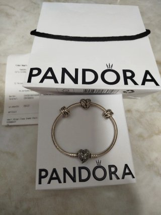 Pulsera Pandora Coraz Cierre,con certificado