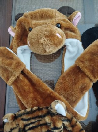 Gorro Bufanda y Guante animales