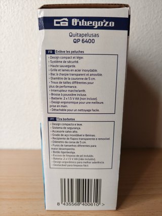Quitapelusas eléctrico nuevo sin estrenar